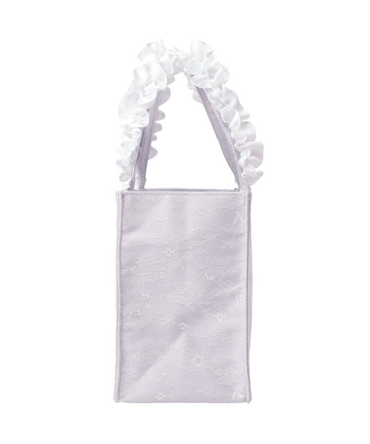 Maison de FLEUR「ブルーマニアフリルハンドルスクエアトートバッグ」|トートバッグ|