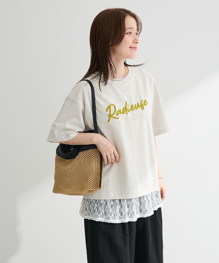 Green Parks「さがら刺繍Tシャツ」|Tシャツ・カットソー|