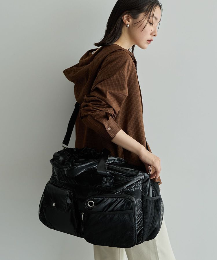 Green Parks「【ちょこ旅】キルティングトラベルボストンバッグ」|その他|Black