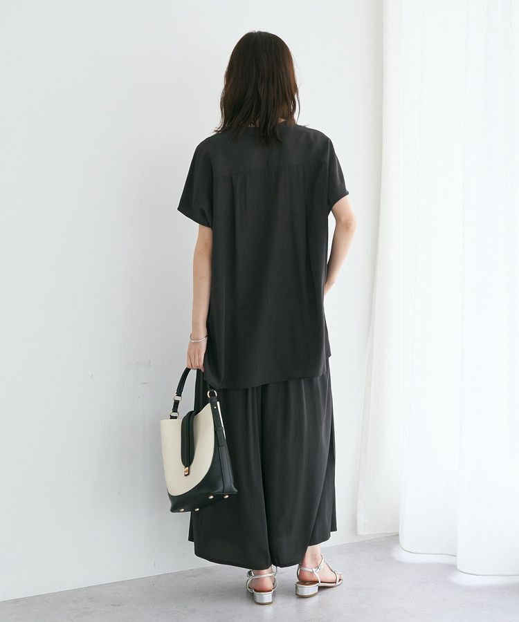 YECCA VECCA「【接触冷感/セットアップ可能】ポケットスキッパーシャツ」|シャツ・ブラウス|