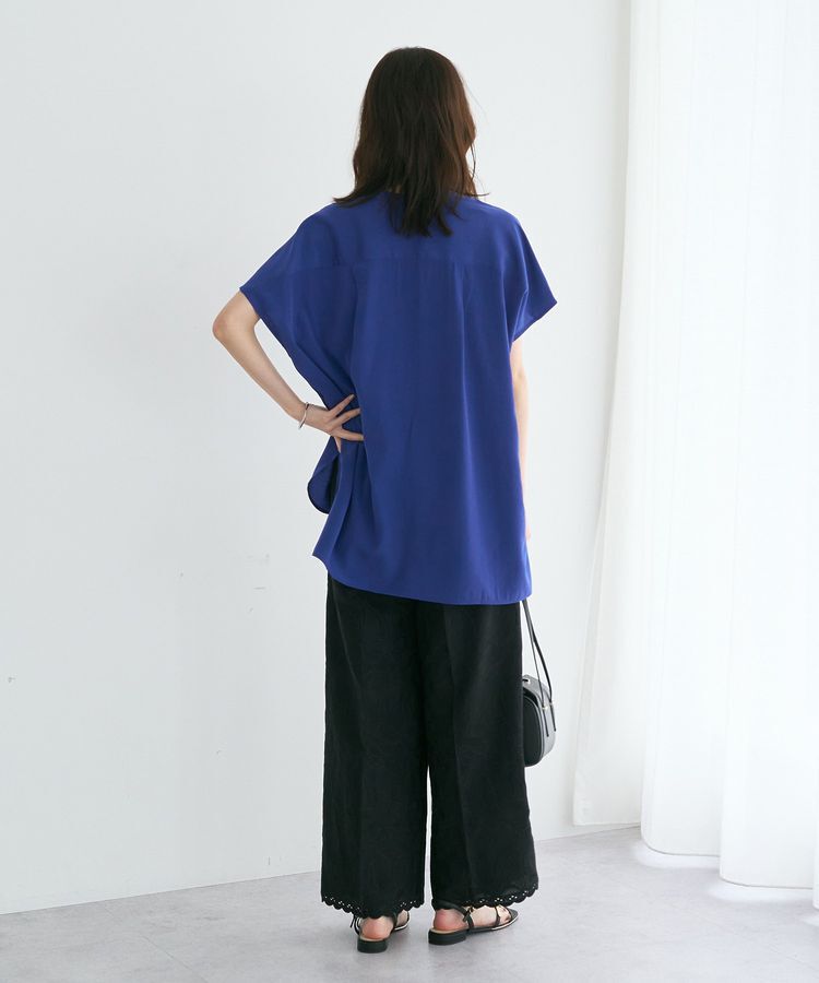 YECCA VECCA「【接触冷感/セットアップ可能】ポケットスキッパーシャツ」|シャツ・ブラウス|