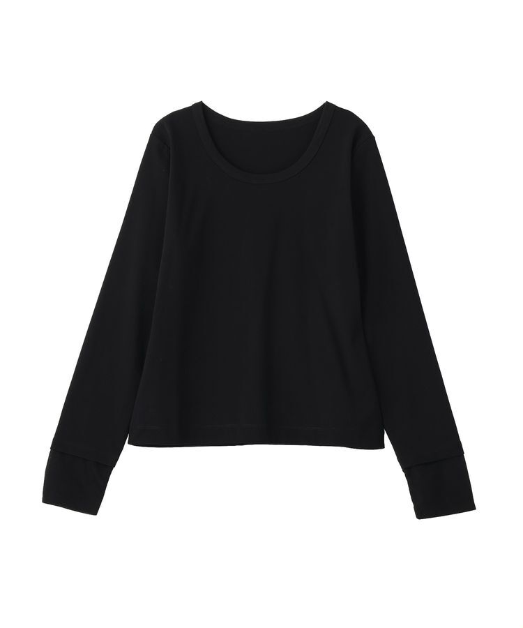 YECCA VECCA「袖口レイヤードロンTee」|Tシャツ・カットソー|