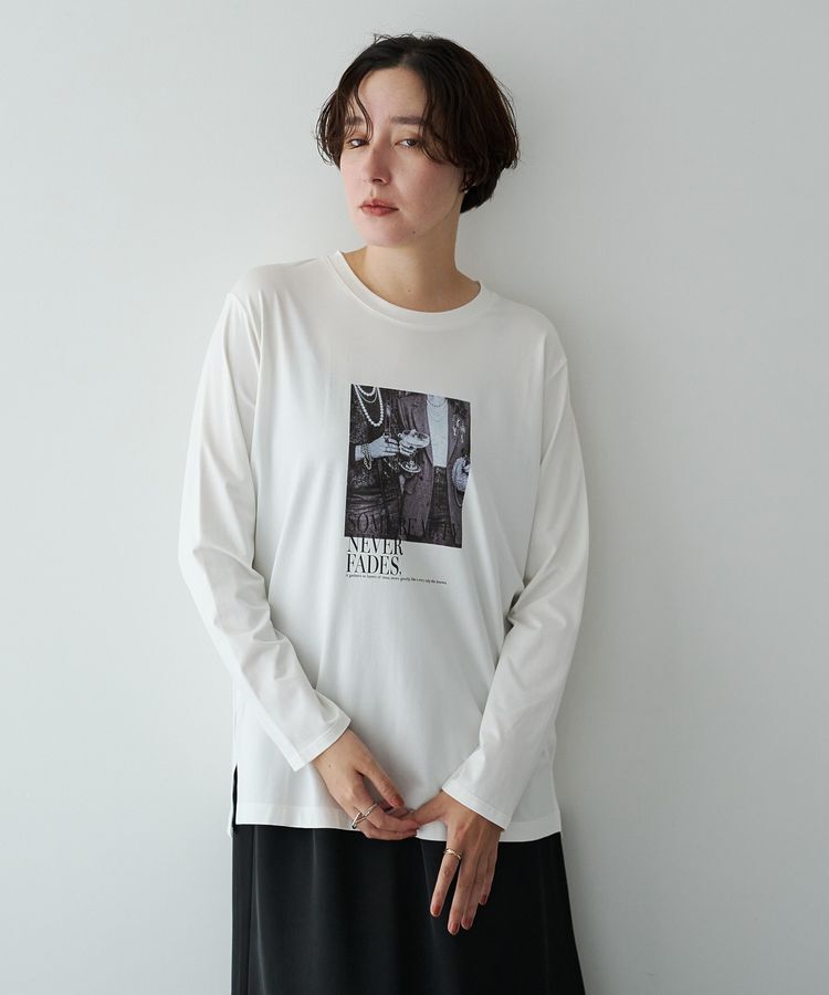 YECCA VECCA「フォトプリントロンTee」|Tシャツ・カットソー|