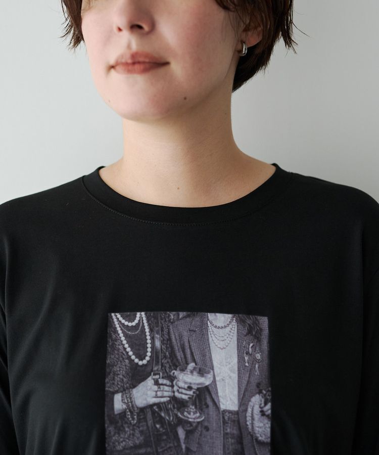 YECCA VECCA「フォトプリントロンTee」|Tシャツ・カットソー|