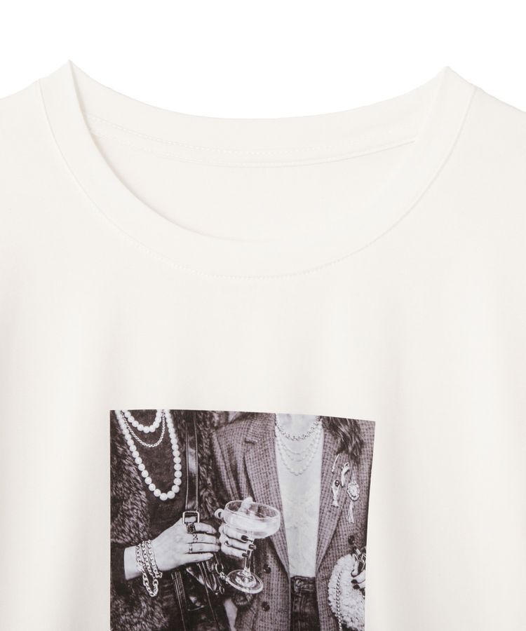 YECCA VECCA「フォトプリントロンTee」|Tシャツ・カットソー|