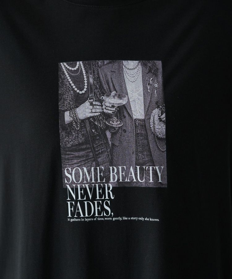 YECCA VECCA「フォトプリントロンTee」|Tシャツ・カットソー|