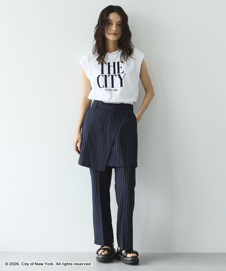 GARAGE OF GOOD CLOTHING「ピンストライプレイヤードロングパンツ」|その他|