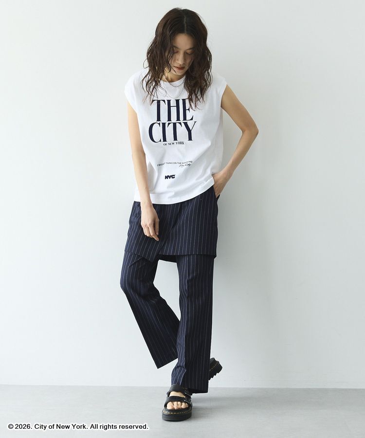 GARAGE OF GOOD CLOTHING「ピンストライプレイヤードロングパンツ」|その他|