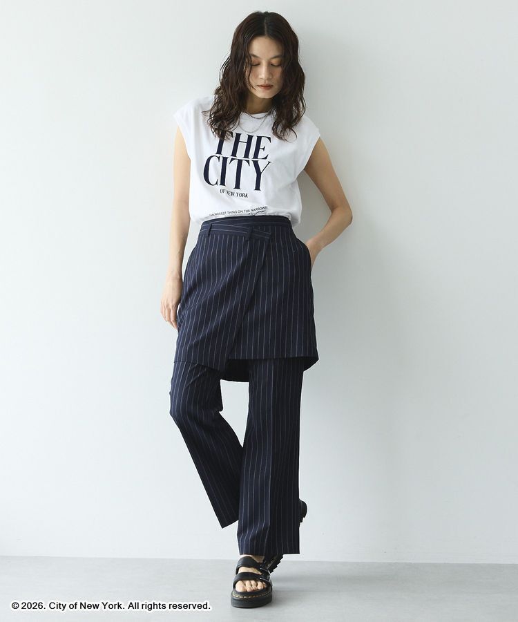 GARAGE OF GOOD CLOTHING「ピンストライプレイヤードロングパンツ」|その他|