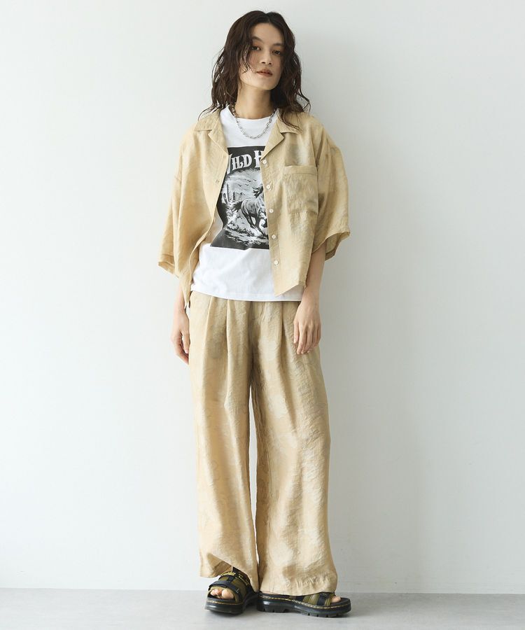 GARAGE OF GOOD CLOTHING「シアージャガード2タックロングパンツ」|その他|