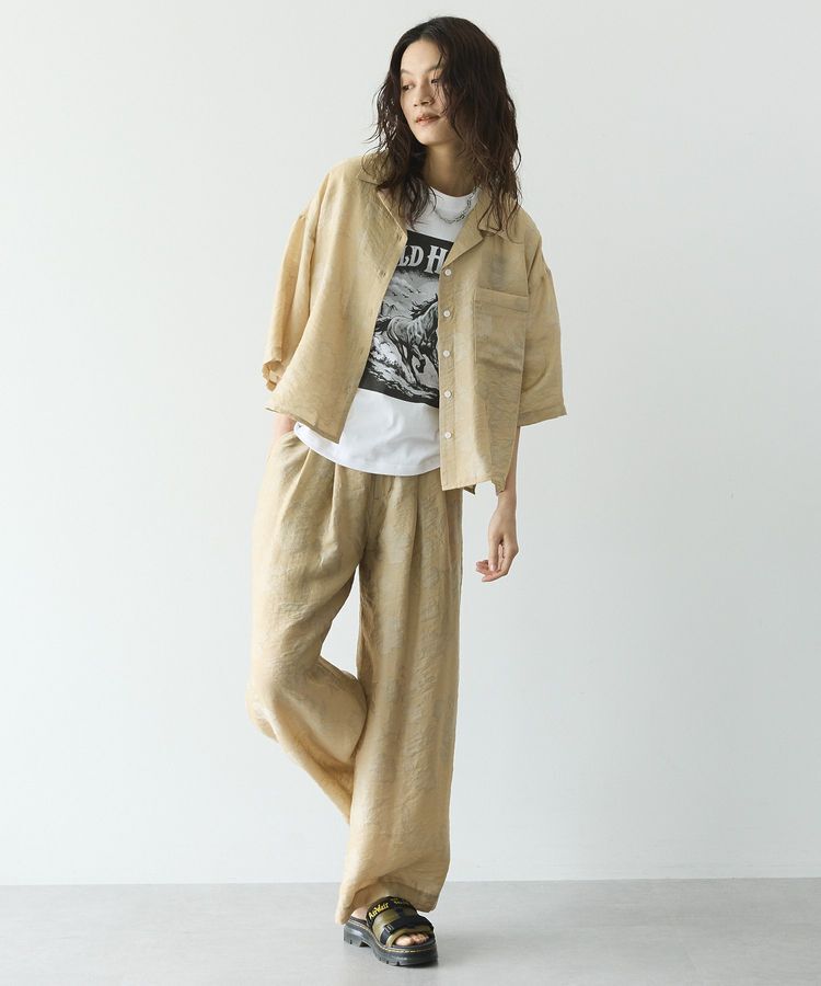 GARAGE OF GOOD CLOTHING「シアージャガード2タックロングパンツ」|その他|