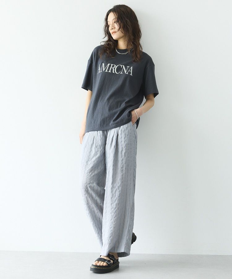 GARAGE OF GOOD CLOTHING「ストライプ2タックロングパンツ」|その他|