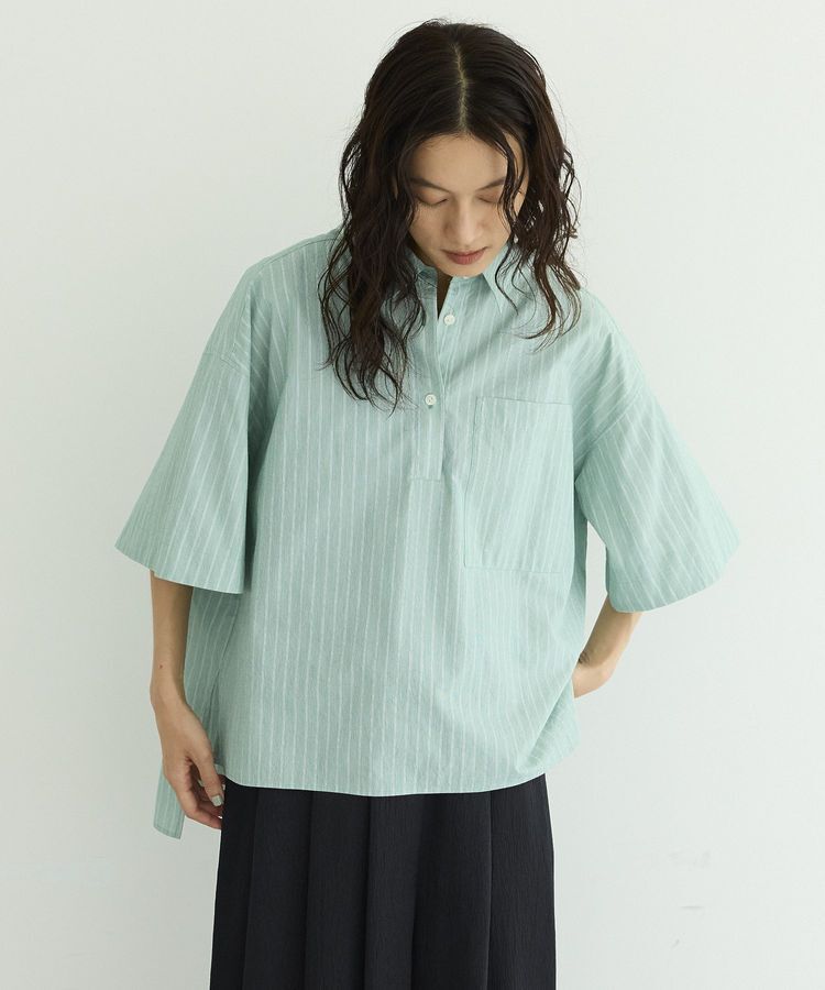 GARAGE OF GOOD CLOTHING「【日本製】ストライプスキッパーシャツ」|シャツ・ブラウス|