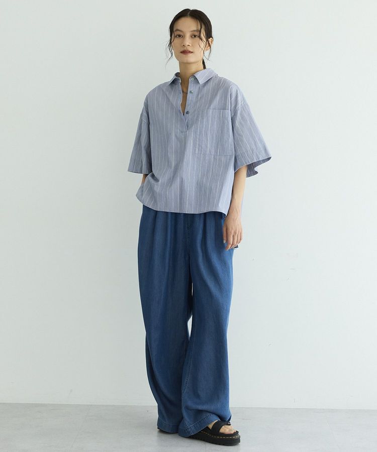 GARAGE OF GOOD CLOTHING「【日本製】ストライプスキッパーシャツ」|シャツ・ブラウス|