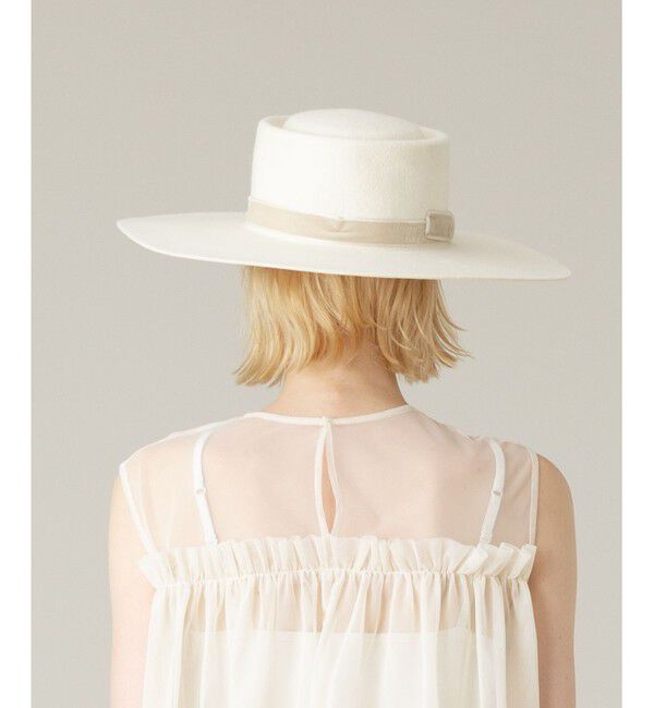 LOULOU WILLOUGHBY「【LOULOU WILLOUGHBY】ベロアリボンハット」|ハット|