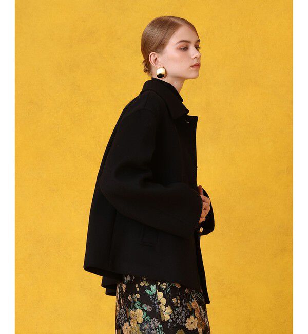 LOULOU WILLOUGHBY「シャルムビーバーショートコート」|ダッフルコート|