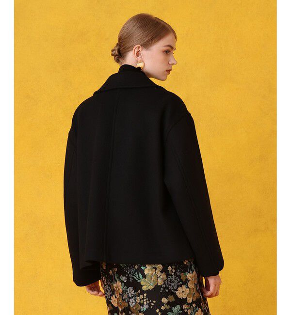 LOULOU WILLOUGHBY「シャルムビーバーショートコート」|ダッフルコート|