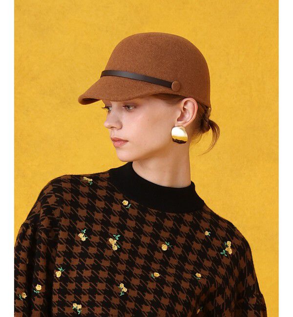 LOULOU WILLOUGHBY「フェルトキャップ」|ハット|
