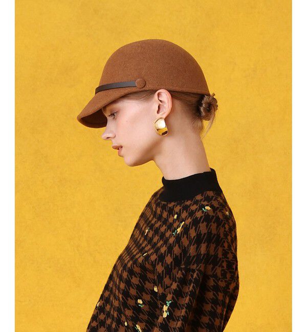 LOULOU WILLOUGHBY「フェルトキャップ」|ハット|