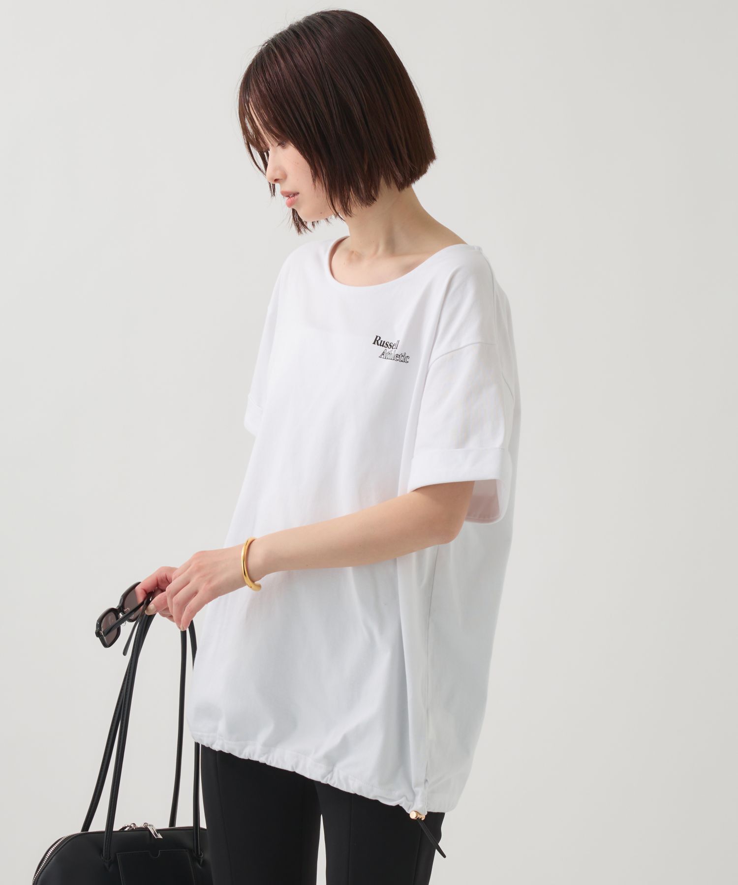  「【RUSSELL ATHLETIC】＜別注＞ドロストTEE」|Tシャツ・カットソー|