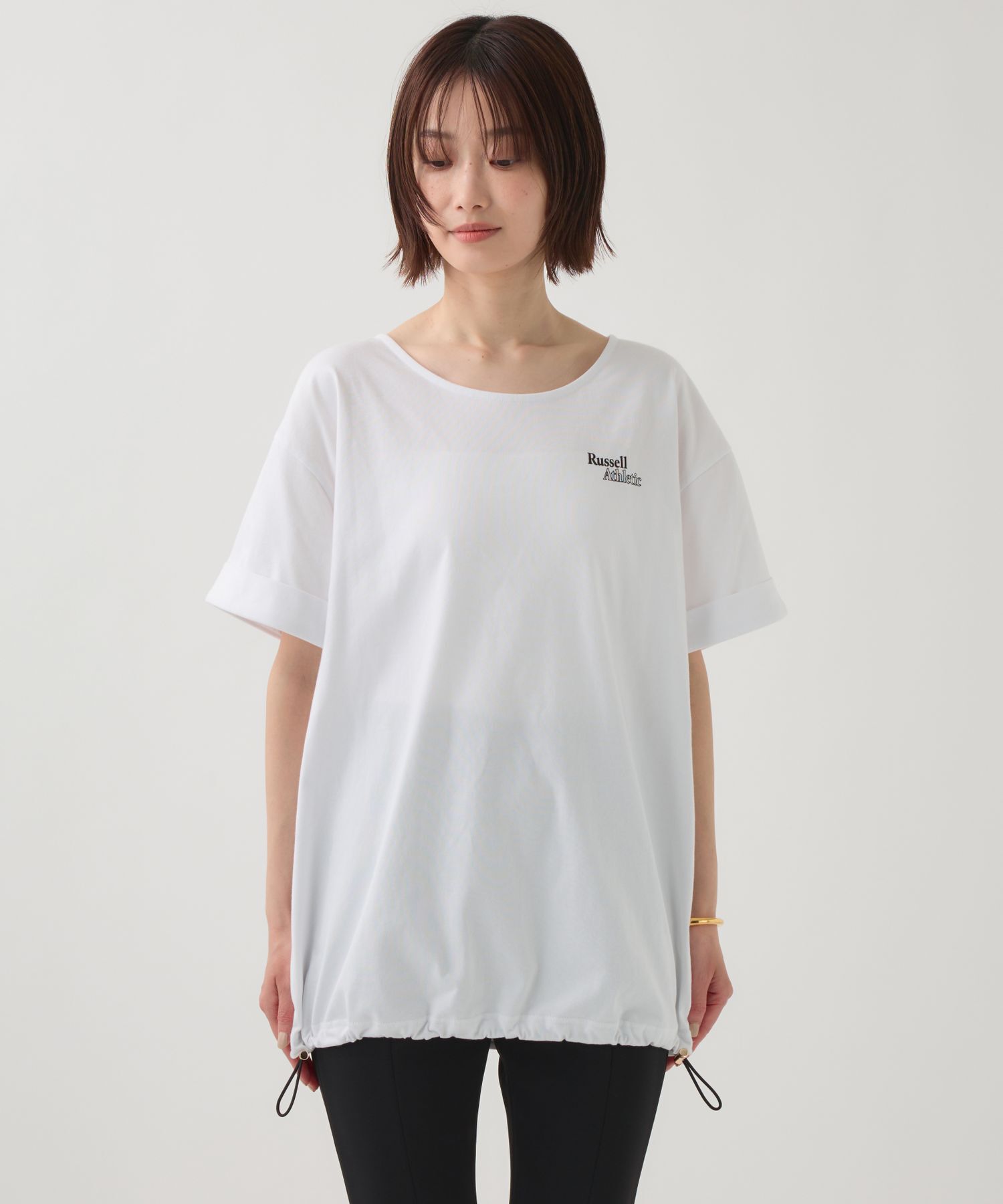  「【RUSSELL ATHLETIC】＜別注＞ドロストTEE」|Tシャツ・カットソー|