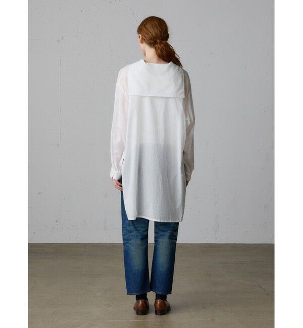 MidiUmi「MidiUmi シースルーセーラーカラーチュニック」|ワンピース|