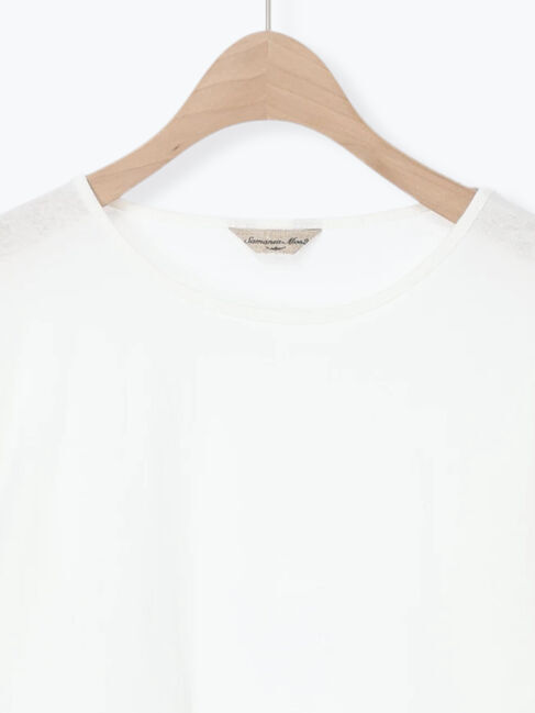 Samansa Mos2「裾レース長袖インナー」|Tシャツ・カットソー|