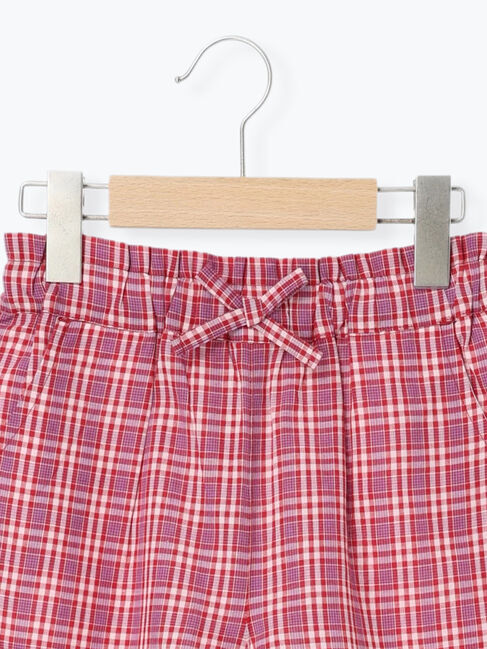 Samansa Mos2 Lagom「【140・150】チェックショートパンツ(セットアップ可)」|その他|