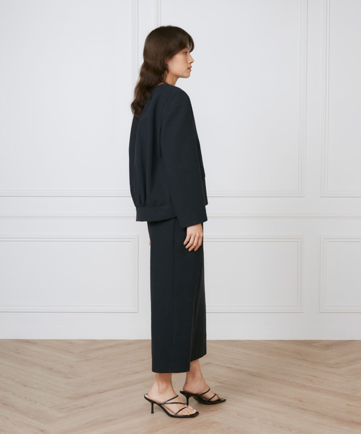 INED「《大きいサイズ》サイドスリットスカート《la veille by SUPERIOR CLOSET》」|タイト|