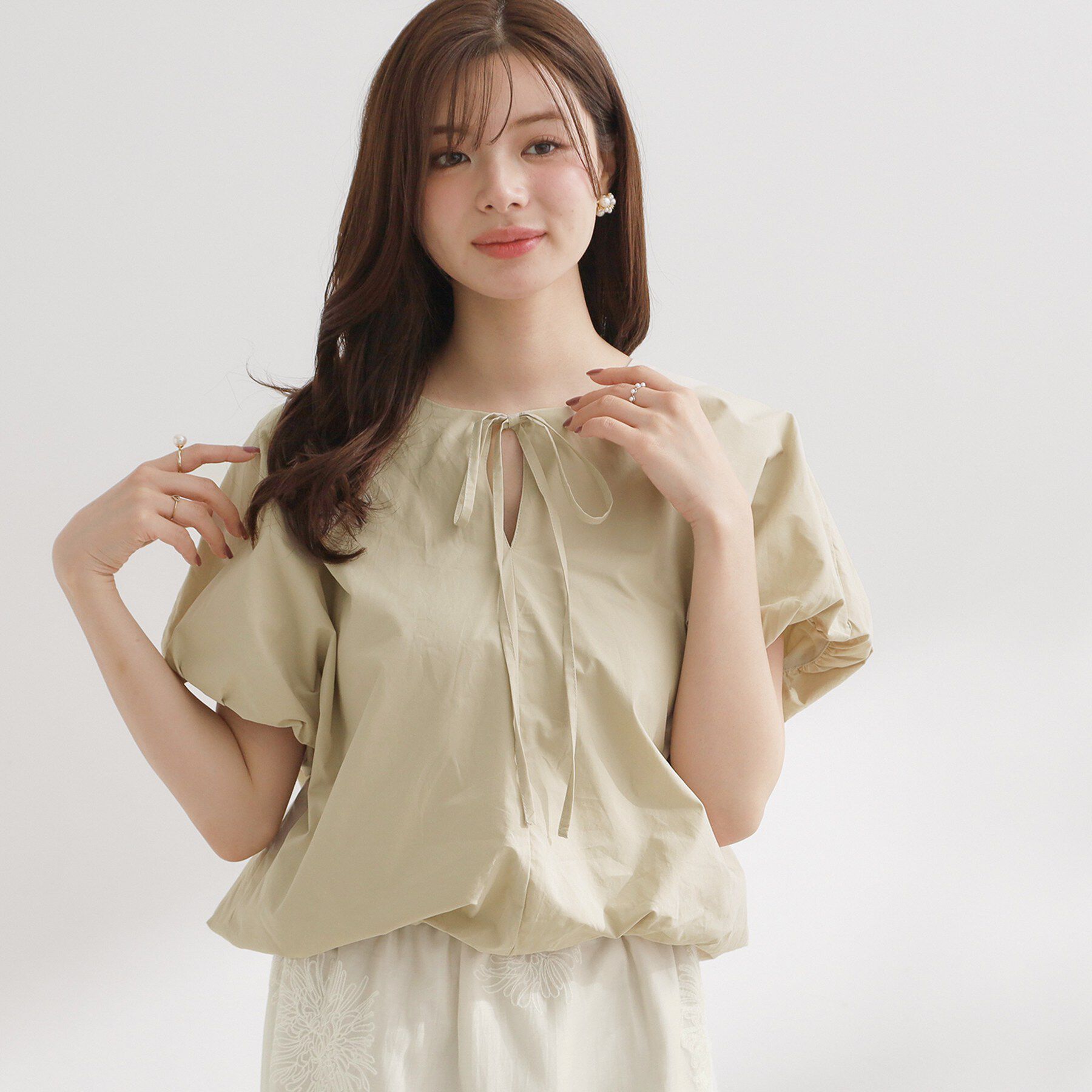 Couture broach「2WAYバルーンブラウス」|シャツ・ブラウス|