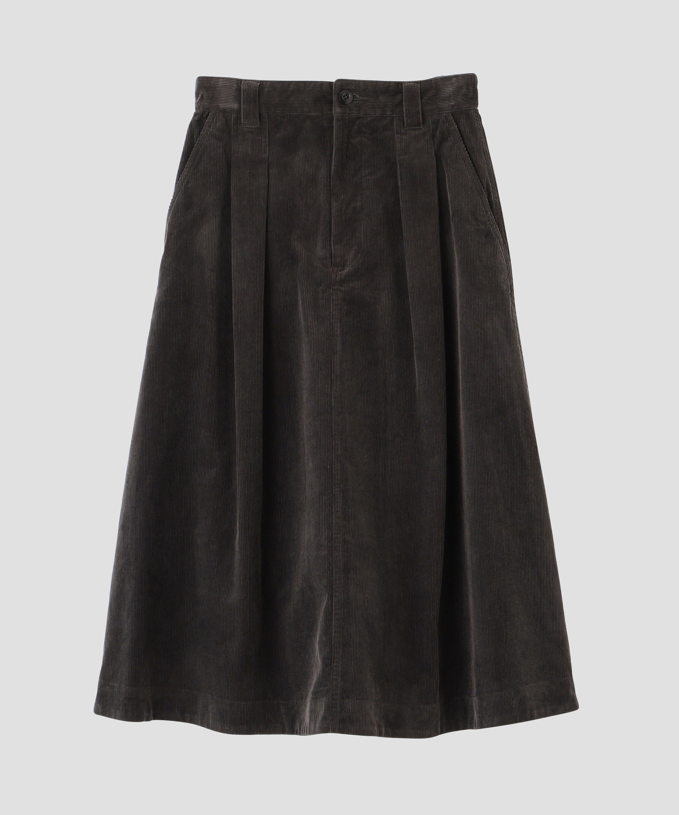 MHL.「DRY COTTON NEEDLECORD SKIRT」|スカート|