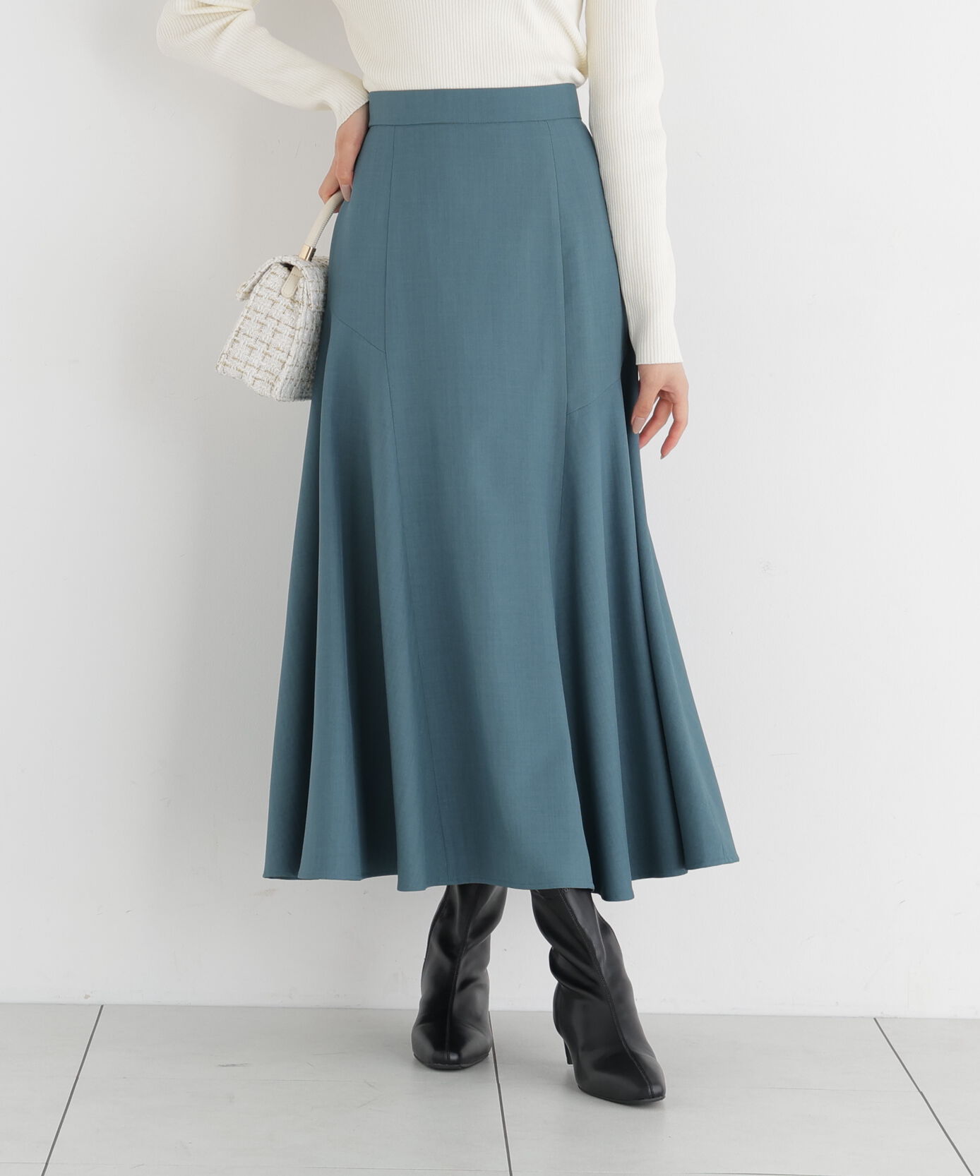PROPORTION BODY DRESSING「アシメ切替スカート」|スカート|