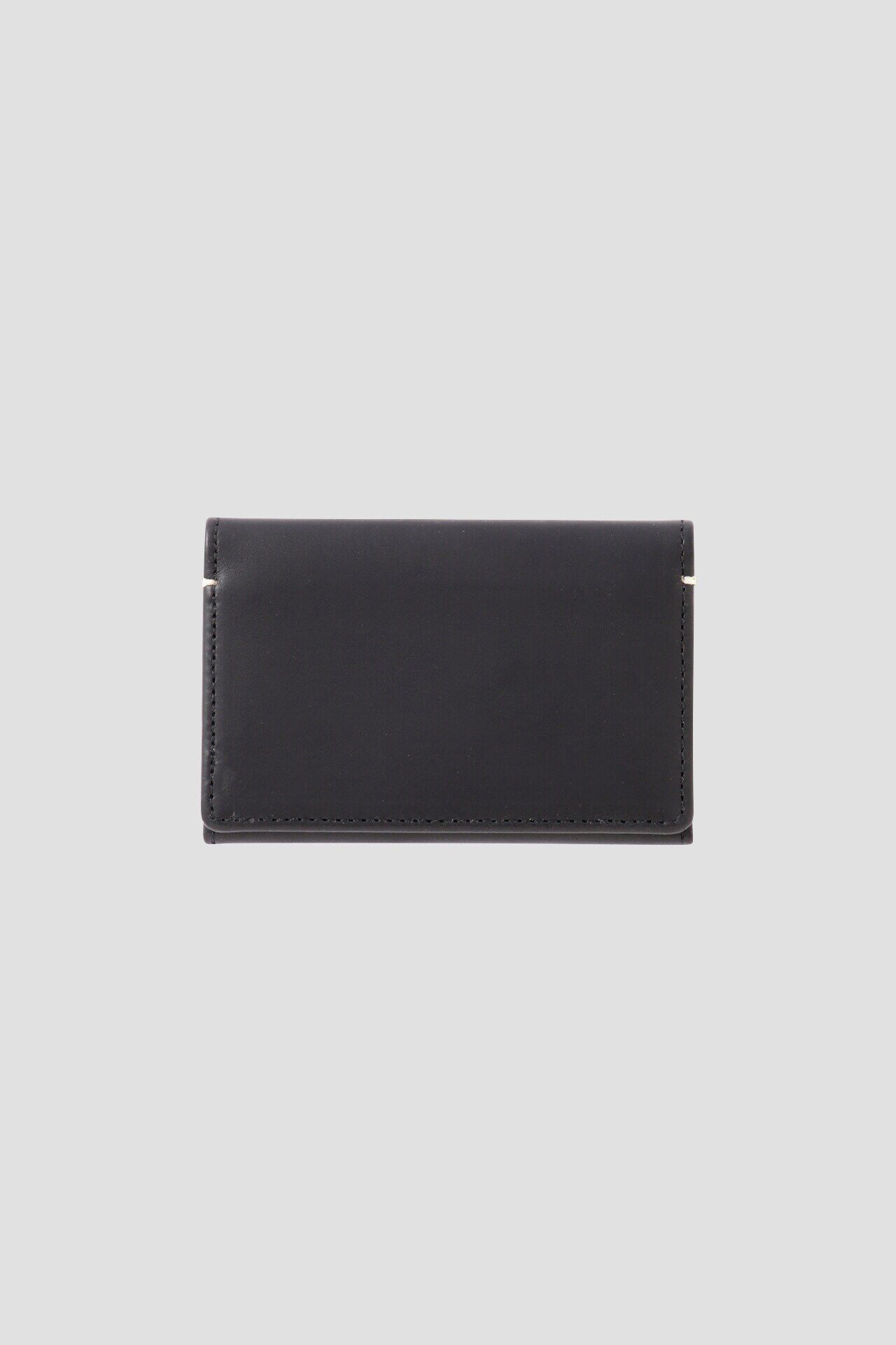 MARGARET HOWELL「OILED LEATHER」|財布|BLACK