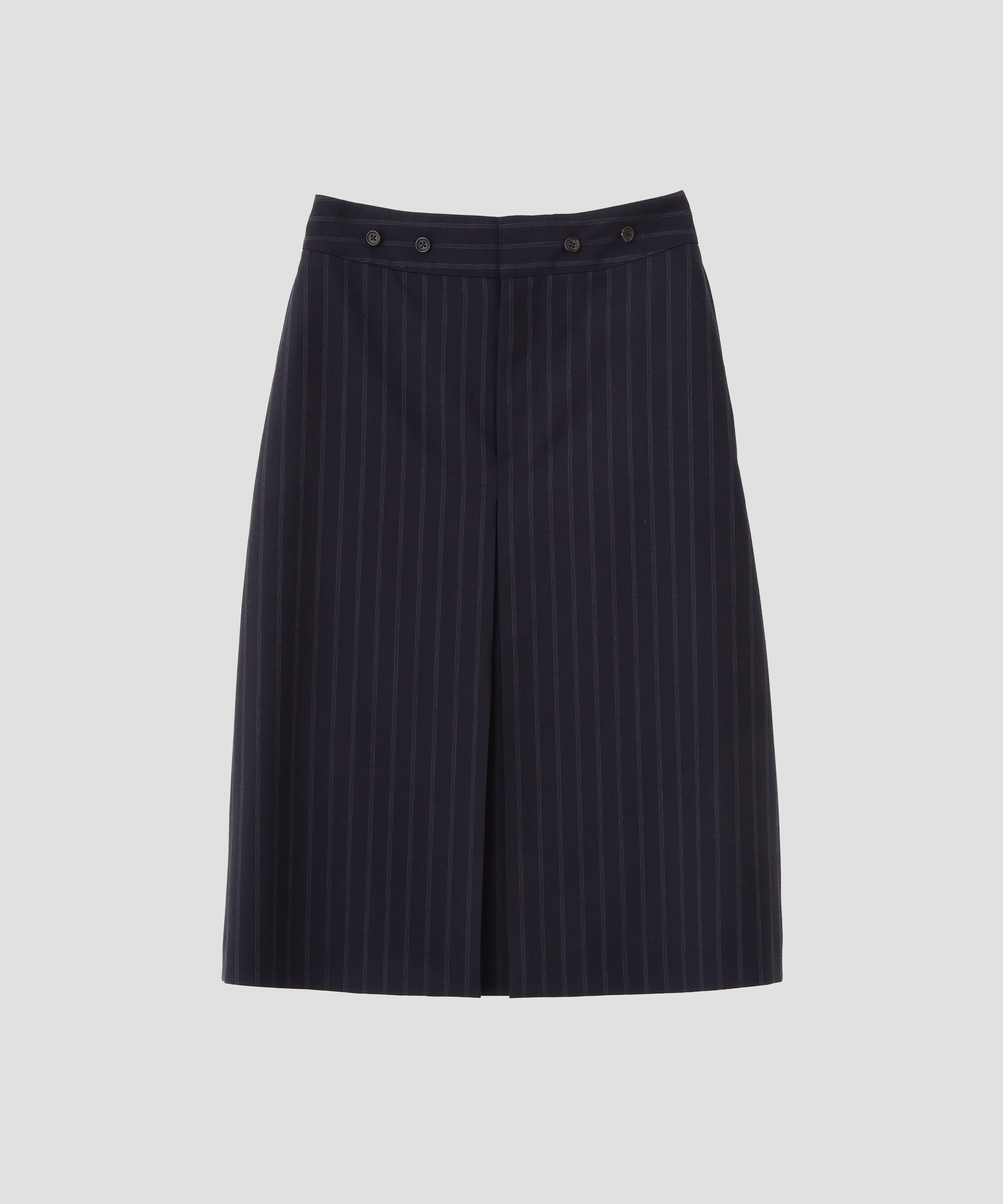  「WIDE STRIPE WOOL SKIRT」|スカート|