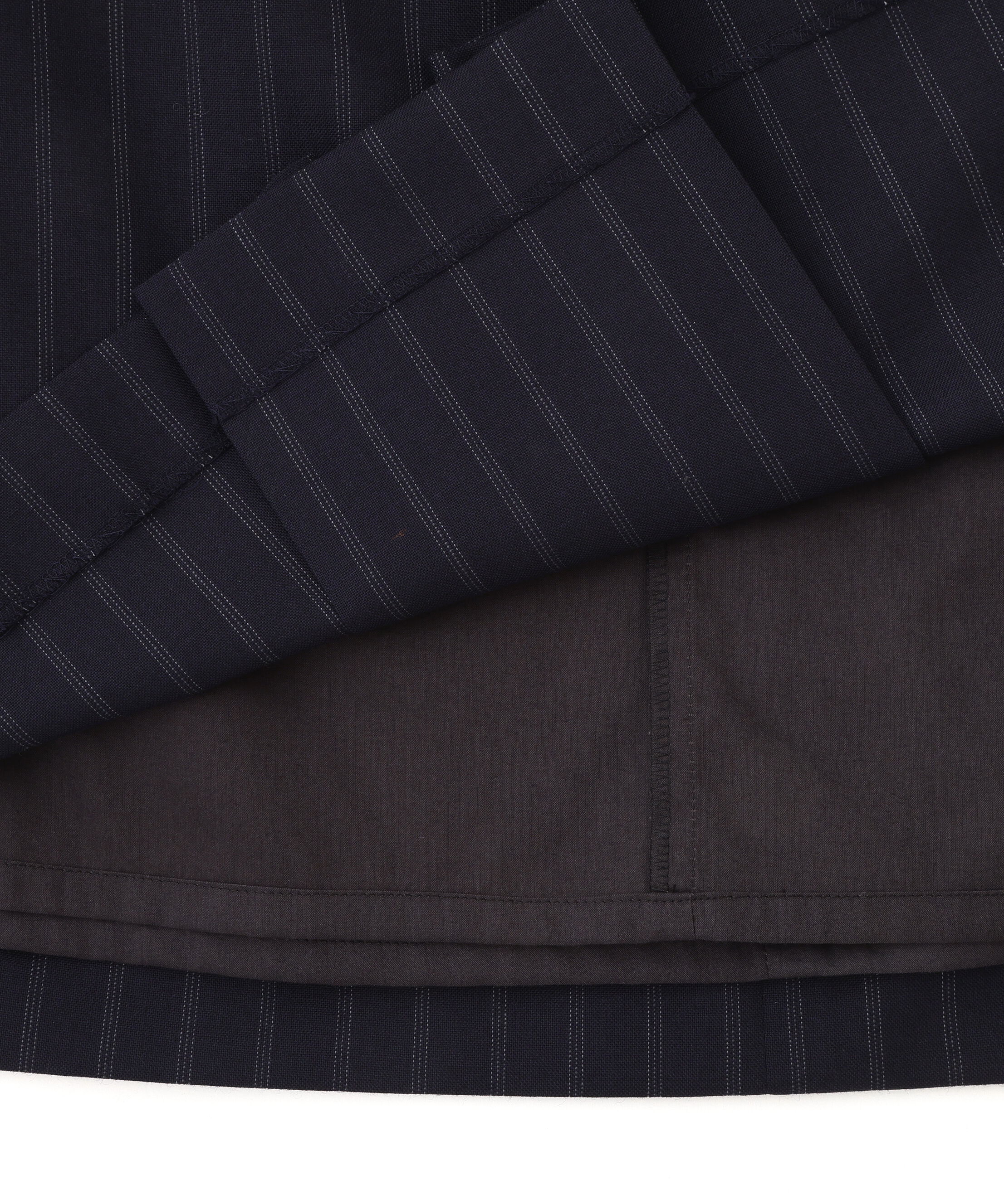  「WIDE STRIPE WOOL SKIRT」|スカート|