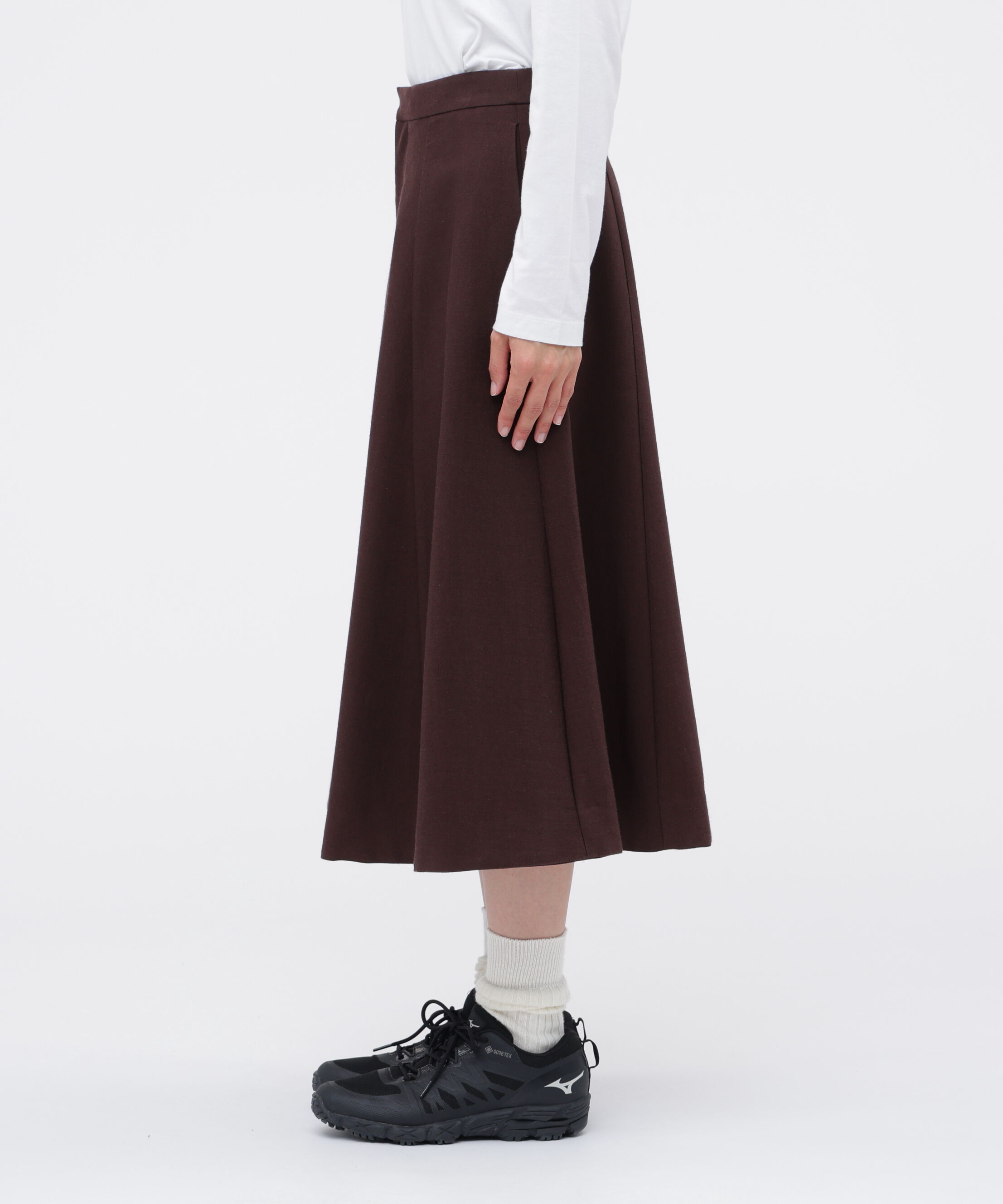  「WOOL COTTON MOLESKIN SKIRT」|スカート|