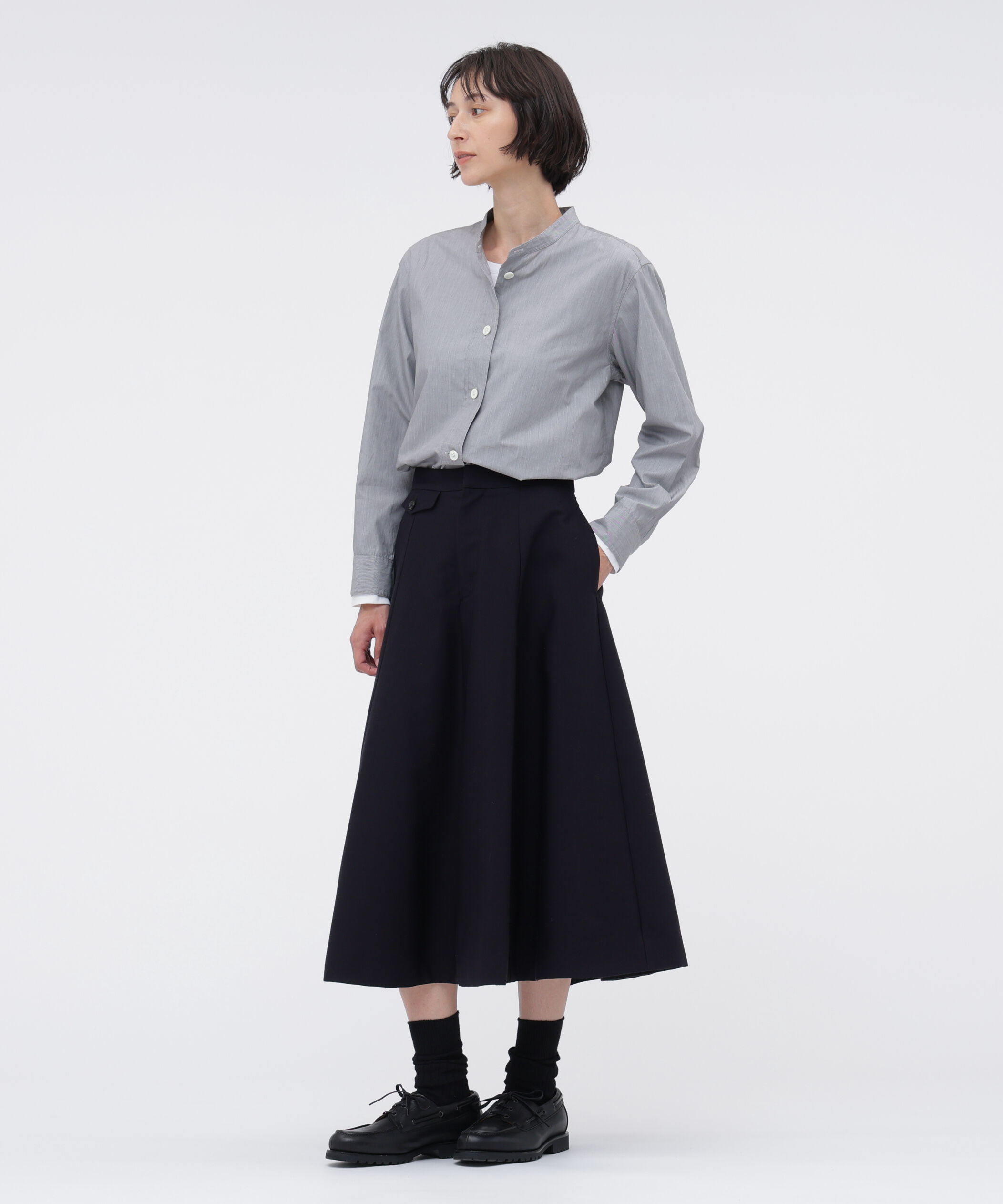  「WOOL COTTON MOLESKIN SKIRT」|スカート|