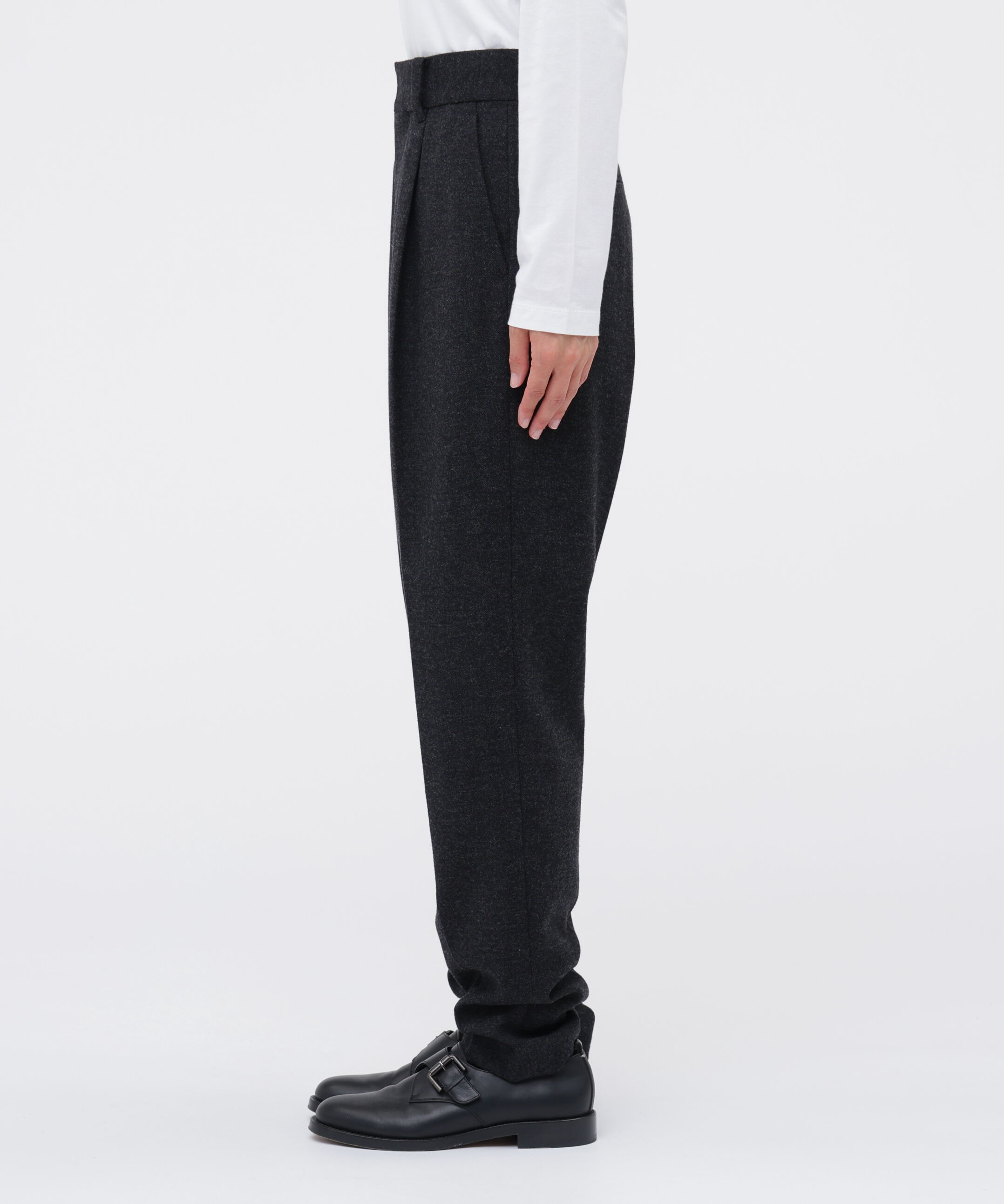  「MILLED HERRINGBONE WOOL TROUSERS」|その他|