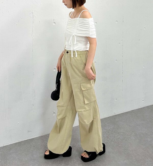 archives「ドロストオフショルカットＴＯＰＳ」|タンクトップ|