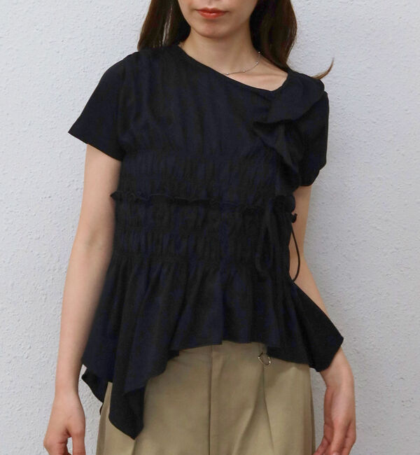 archives「アシメギャザーフリルＴＥＥ」|Tシャツ・カットソー|