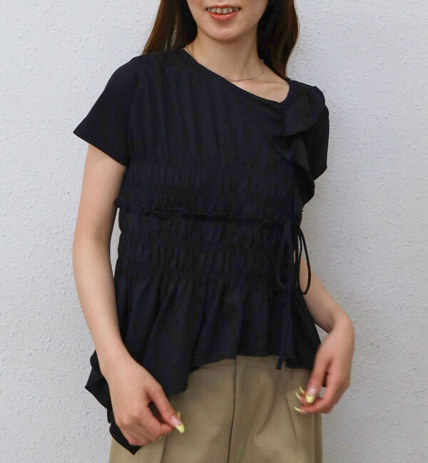 archives「アシメギャザーフリルＴＥＥ」|Tシャツ・カットソー|
