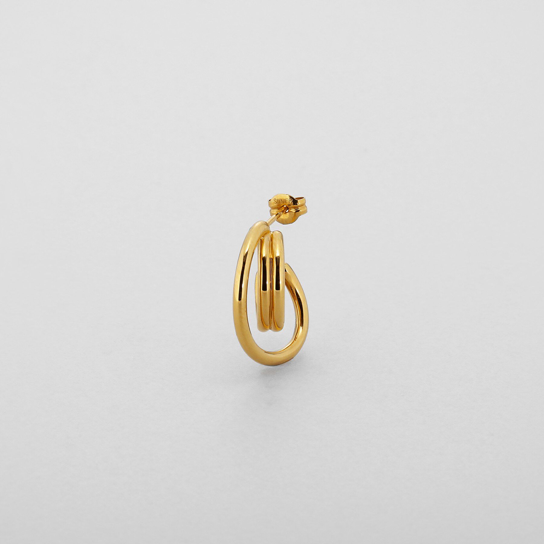 COCOSHNIK ONKITSCH「シルバー オービットピアス GP」|ピアス|