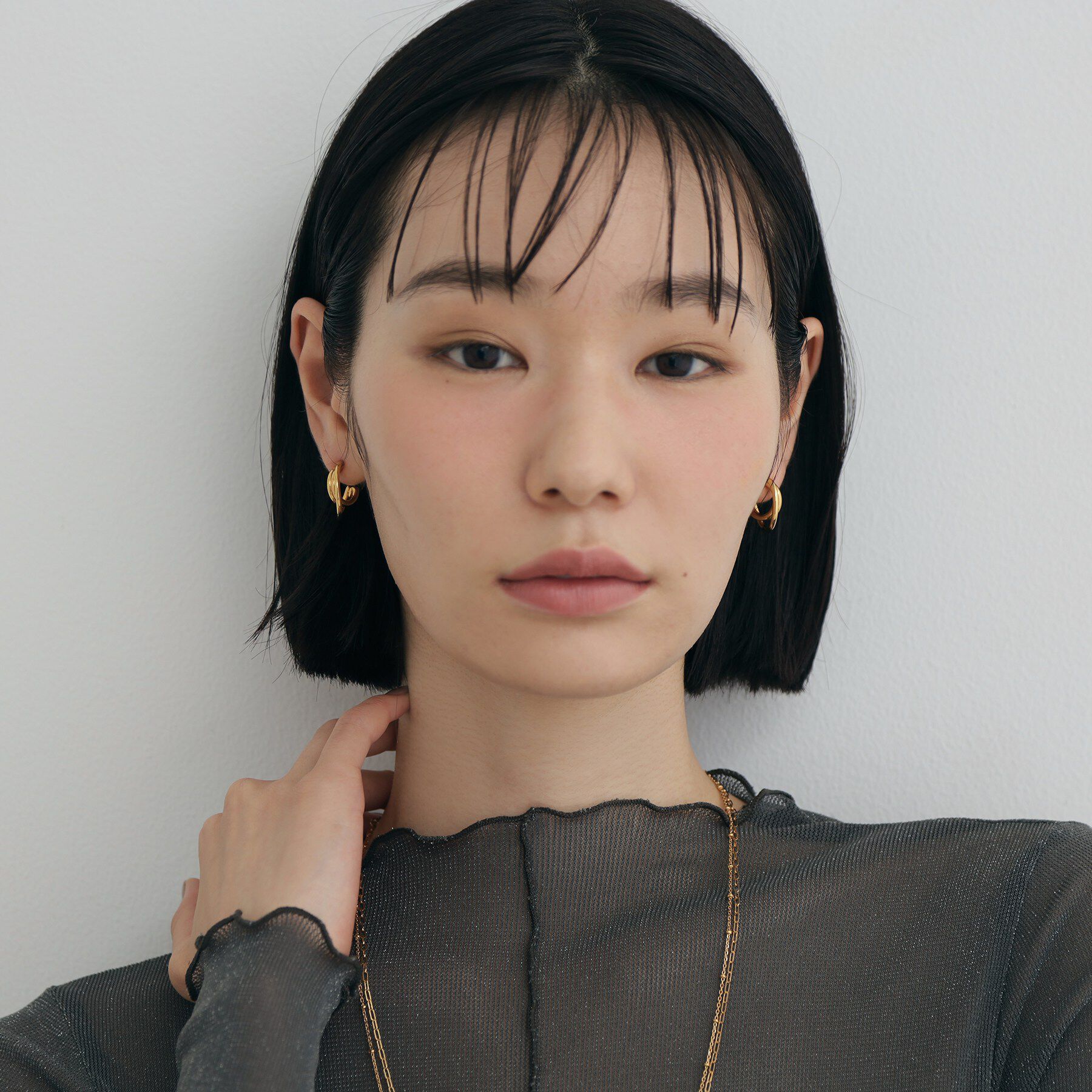 COCOSHNIK ONKITSCH「シルバー オービットピアス GP」|ピアス|