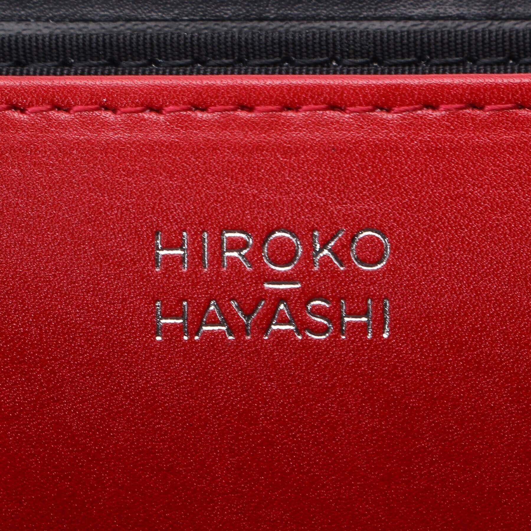 HIROKO HAYASHI「LEO(レオ) 長財布ミニ　黒&times;赤」|財布|