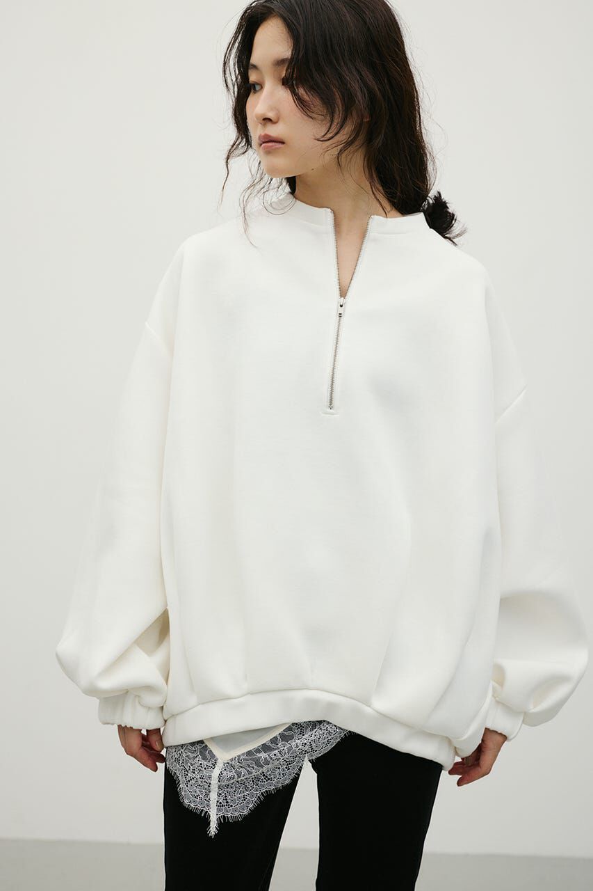 STYLEMIXER「フロントジップダンボールスウェット」|Tシャツ・カットソー|