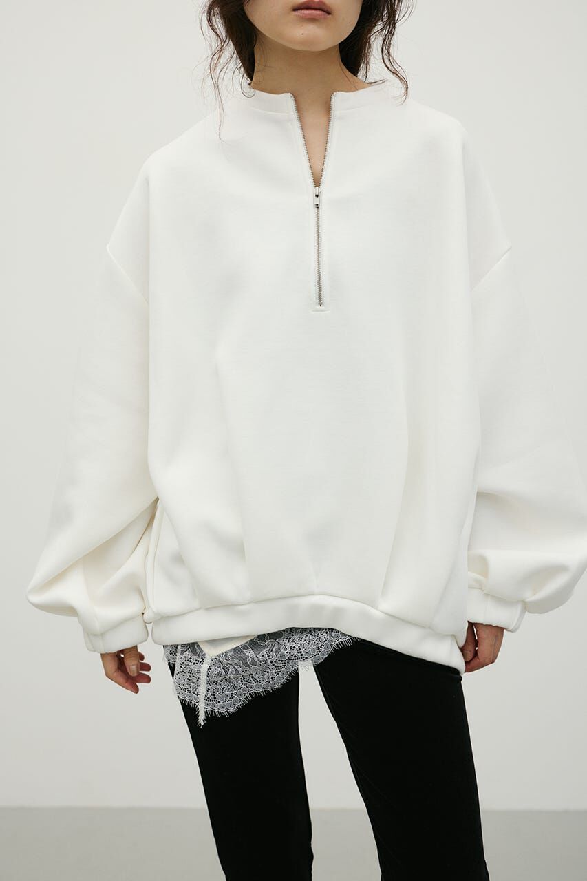 STYLEMIXER「フロントジップダンボールスウェット」|Tシャツ・カットソー|