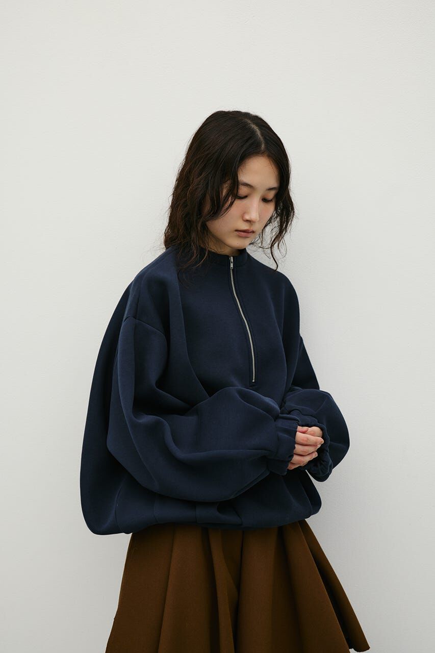 STYLEMIXER「フロントジップダンボールスウェット」|Tシャツ・カットソー|