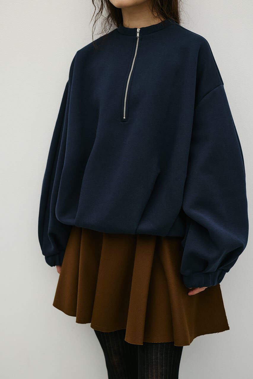 STYLEMIXER「フロントジップダンボールスウェット」|Tシャツ・カットソー|