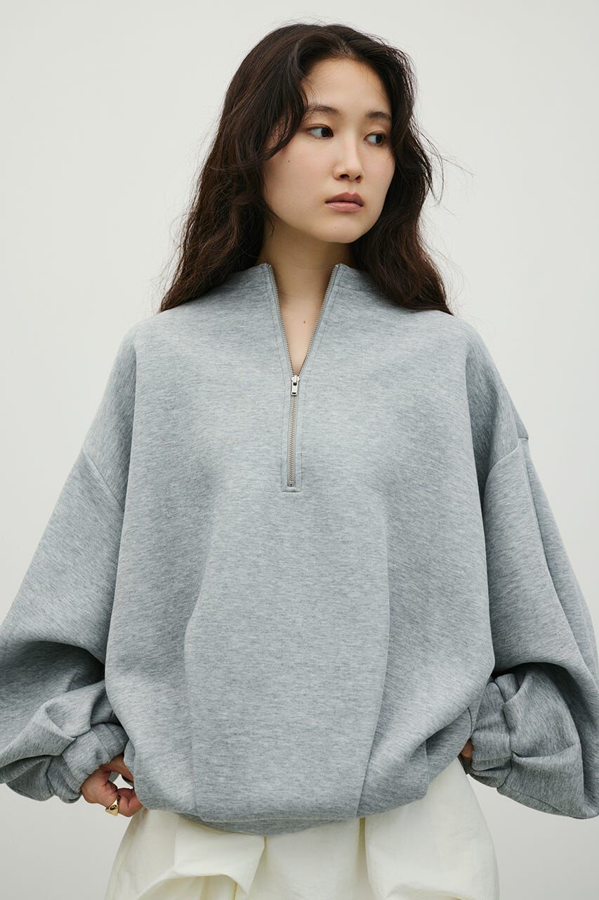STYLEMIXER「フロントジップダンボールスウェット」|Tシャツ・カットソー|