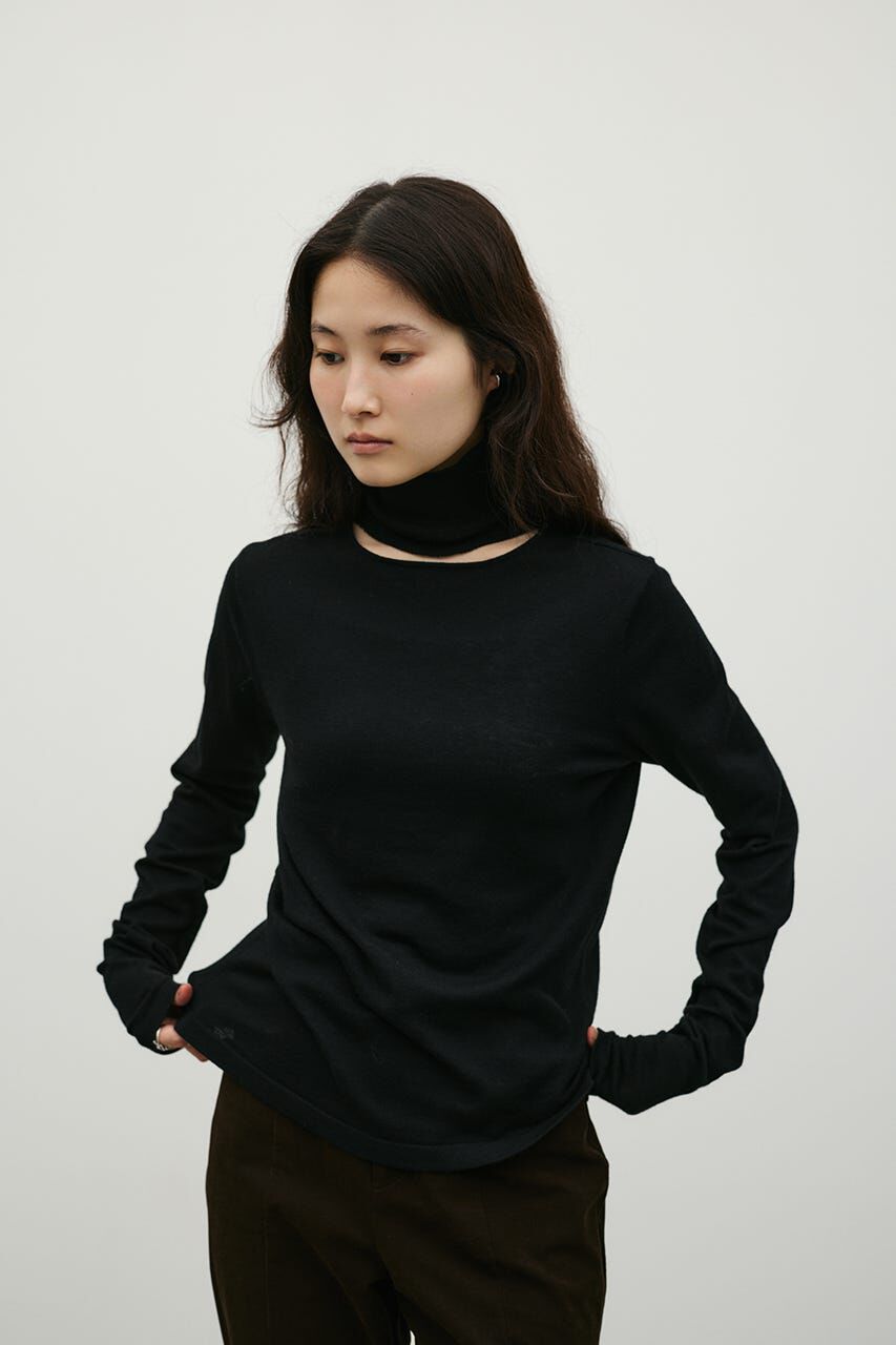 STYLEMIXER「ウォッシャブル2WAYハイネックニット」|ニット・セーター|